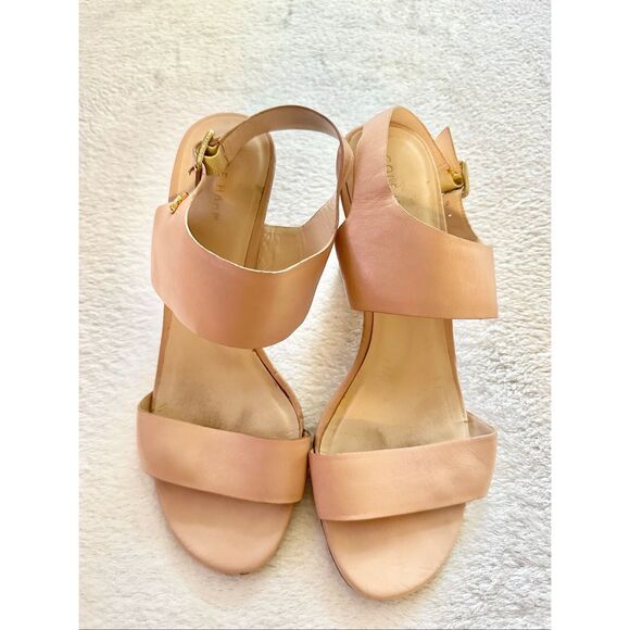 Cole Haan Octavia Sandal - Canyon Rose Leather Light Pink Heels - 7 - Picture 12 of 12